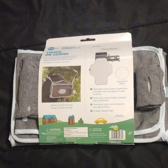 Gray Antimicrobial Changing Kit - Picture 2 of 10